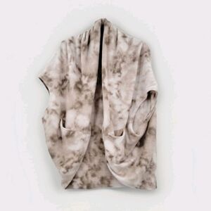 Bodhi Swag Womens One Size Neutral Beige Cream Camo Tie Dye Minimalist Cocoon